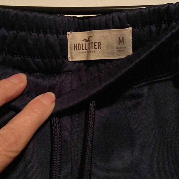 Men's Blue Hollister Jogger Pants Medium - Picture 3 of 5